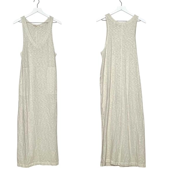 Free People FP Beach Sleeveless Maxi Jersey Tee Dress size Medium - Picture 2 of 8
